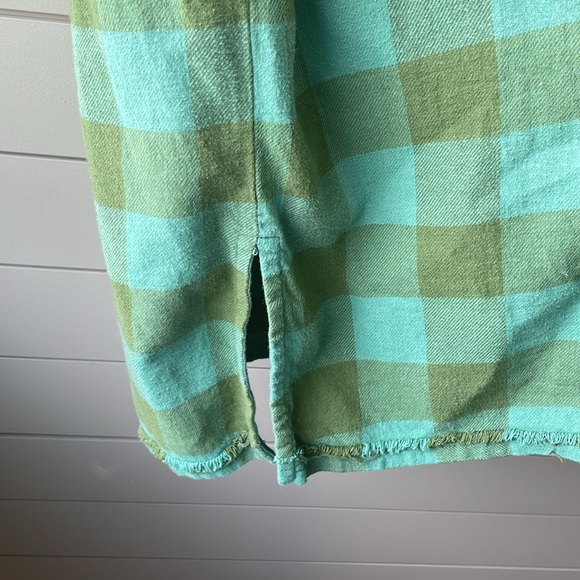 We The Free So Long Summer Plaid Flannel Shirt - Extra Small - Picture 6 of 6